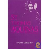 St. Thomas Aquinas by McInerny, Ralph M., 9780268017071