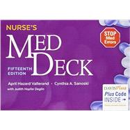 Nurse's Med Deck by Vallerand, April Hazard, Ph.D., RN; Sanoski, Cynthia A.; Deglin, Judith Hopfer, 9780803657076