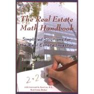 The Real Estate Math Handbook by Burrell, Jamaine, 9780910627078