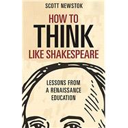 How to Think Like Shakespeare by Newstok, Scott, 9780691177083