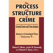 The Process and Structure of Crime by Robert Meier, 9781351327084