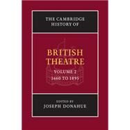 The Cambridge History of British Theatre by Donohue, Joseph, 9781107497085