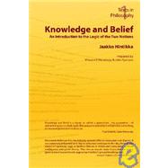 Knowledge and Belief: An Introduction to the Logic of the Two Notions by Hintikka, Jaakko; Hendricks, Vincent F.; Symons, John, 9781904987086