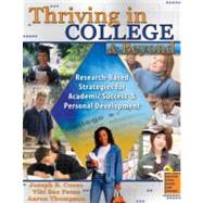 Thriving in College & Beyond by Cuseo, Joe; Fecas, Viki S.; Thompson, Aaron, 9780757567087