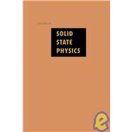 Solid State Physics: Advances in Research and Applications by Seitz, Frederick, 9780126077100