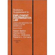Statutory Supplement To Employment Discrimination Law by Avery, Dianne, 9780314147103