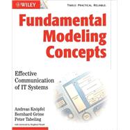 Fundamental Modeling Concepts Effective Communication of IT Systems by Knopfel, Andreas; Grone, Bernhard; Tabeling, Peter, 9780470027103