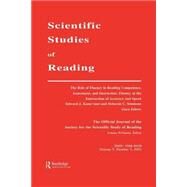 The Role of Fluency in Reading Competence, Assessment, and instruction: Fluency at the intersection of Accuracy and Speed: A Special Issue of scientific Studies of Reading by Kame'enui; Edward J., 9780805897104