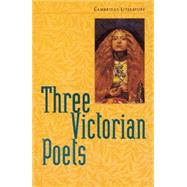 Three Victorian Poets by Jane Ogborn, 9780521627108