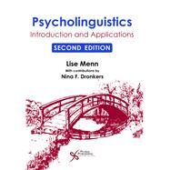 Psycholinguistics by Menn, Lise, Ph.D.; Dronkers, Nina F., Ph.D., 9781597567121