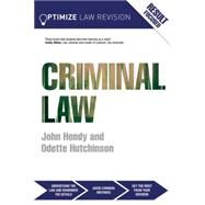 Optimize Criminal Law by Hendy; John, 9780415857123