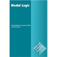 Modal Logic by Patrick Blackburn , Maarten de Rijke , Yde Venema, 9780521527149