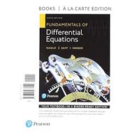 Fundamentals of Differential Equations, Loose-Leaf Edition by Nagle, R. Kent; Saff, Edward B.; Snider, Arthur David, 9780321977151