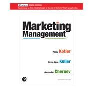 Marketing Management [RENTAL EDITION] by Kotler, Philip, 9780135887158