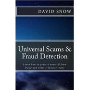 Universal Scams & Fraud Detection by Snow, David, 9781500547158