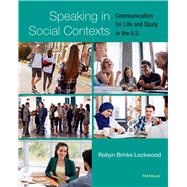 Speaking in Social Contexts by Lockwood, Robyn Brinks, 9780472037162