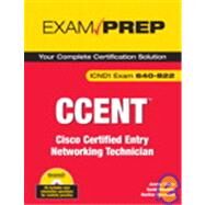 CCENT Exam Prep (Exam 640-822) by Cioara, Jeremy; Minutella, David; Stevenson, Heather, 9780789737168