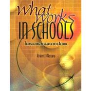 What Works in Schools by Marzano, Robert J., 9780871207173