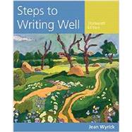 Steps to Writing Well (with 2016 MLA Update Card) by Wyrick, Jean, 9781337287180