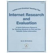 Internet Research and Evaluation by McBride, Bill, 9780865307193
