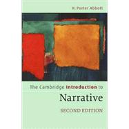 The Cambridge Introduction to Narrative by H. Porter Abbott, 9780521887199