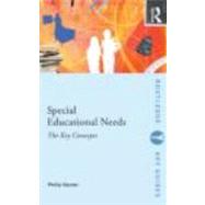 Special Educational Needs: The Key Concepts by GARNER, PhD; PHILIP, 9780415207201