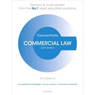 Commercial Law Concentrate Law Revision and Study Guide by Baskind, Eric, 9780192897206