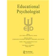 The Schooling of Ethnic Minority Children and Youth: A Special Issue of Educational Psychologist by Meece; Judith L., 9780805897210