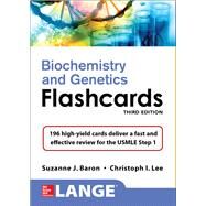 Lange Biochemistry and Genetics Flashhcards, Third Edition by Baron, Suzanne, 9781259837210
