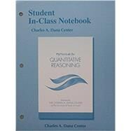 Student In-Class Notebook for Quantitative Reasoning by Dana Center, 9780134507217