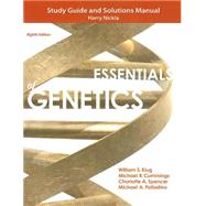 Study Guide and Solutions Manual for Essentials of Genetics by Klug, William S.; Cummings, Michael R.; Spencer, Charlotte A.; Palladino, Michael A.; Nickla, Harry, 9780321857217