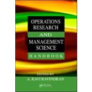 Operations Research and Management Science Handbook by Ravindran; A. Ravi, 9780849397219