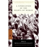 A Vindication of the Rights of Woman by Wollstonecraft, Mary; Pollitt, Katha, 9780375757228