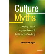 Culture Myths by Decapua, Andrea, 9780472037230