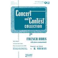 Concert and Contest Collection for French Horn Solo Book with Online Media by Unknown, 9781423477235