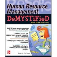 Human Resource Management DeMYSTiFieD by DelCampo, Robert, 9780071737241