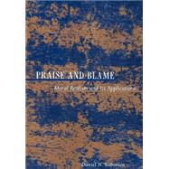 Praise and Blame by Robinson, Daniel N., 9780691057248