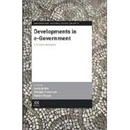 Developments in e-Government by Griffin, David; Trevorrow, Philippa; Halpin, Edward F., 9781586037253