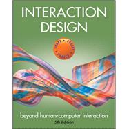 Interaction Design by Sharp, Helen; Preece, Jennifer; Rogers, Yvonne, 9781119547259