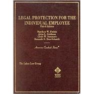 Legal Protection for the Individual Employee by Goldman, Alvin, 9780314257260