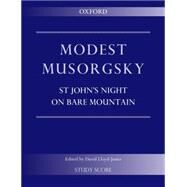 St John's Night on Bare Mountain by Mussorgsky, Modest, 9780193407268
