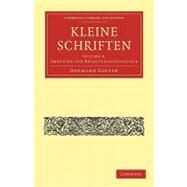Kleine Schriften by Usener, Hermann, 9781108017268
