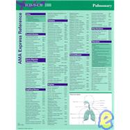 ICD-9-CM 2006 Express Reference Coding Card: Pulmonary/Respiratory by Johnson, Terence, 9781579477271