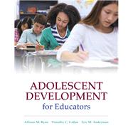 Adolescent Development for Educators, plus MyLab Education with Pearson eText -- Access Card Package by Ryan, Allison M.; Urdan, Tim; Anderman, Eric M., 9780134987286