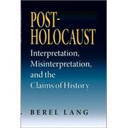 Post-Holocaust by Lang, Berel, 9780253217288