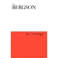 Henri Bergson by Ansell Pearson, Keith; Bergson, Henri; Mullarkey, John, 9780826457288