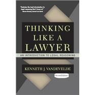 Thinking Like a Lawyer by Vandevelde, Kenneth J., 9780367097295
