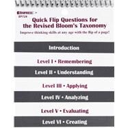 Quick Flip Questions for Bloom's Revised Taxonomy by Westrick, Susan J., 9781564727299