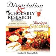 Dissertation & Scholarly Research by Simon, Marilyn K.; Goes, Jim, 9781451517309