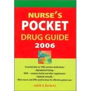 Nurse's Pocket Drug Guide 2006 by Barberio, Judith A., 9780071457316